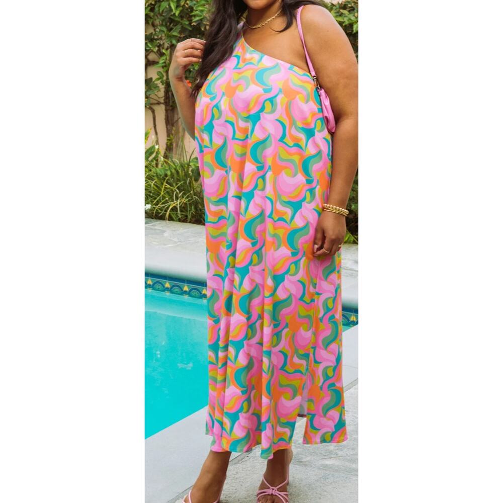 Show Me Your Mumu Malibu Barbie Christie Maxi Dress Size Medium
